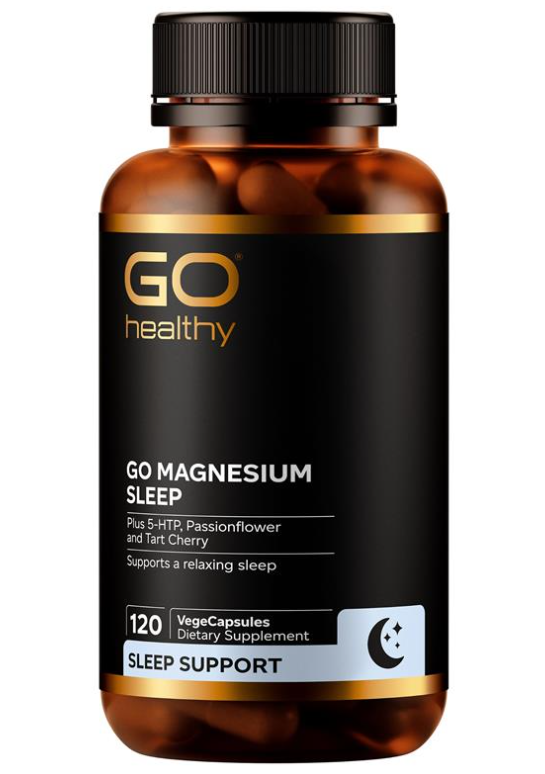 GO Healthy GO Magnesium Sleep 高之源镁睡眠胶囊 120粒【保质期2029/02】